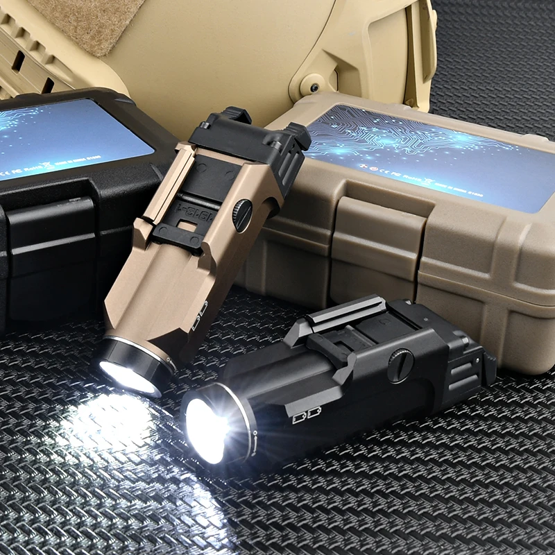 WADSN TR-9 táctico Falshlight Scout pistola luz Glock 19 17 pistola Airsoft accesorios arma caza militar TLR9 para riel de 20mm