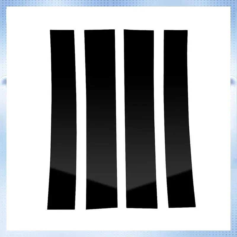 

A70R-Car Pillar Posts Door Window Trim Moldings Anti Scratch Sticker For Cadillac Escalade 2007-2014 Accessories Glossy Black