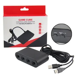 For Switch Gamecube Controller 3 in 1 Adapter For Wii U PC 4 Ports NGC Control Converter Accessories USB Wired Remote Receive