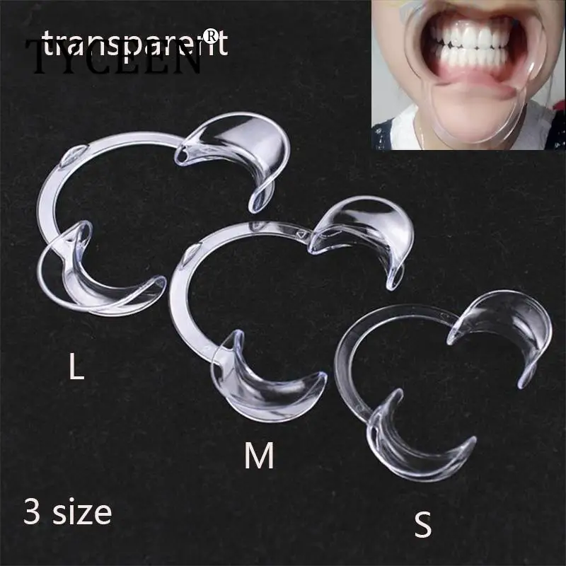 5pcs /set Dental Mouth Opener C Shape Mouth Gag Dental Orthodontic Tool Intraoral Cheek Lip Retractor Mouth Spreader Lip Opener