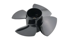 BoatMan® Propeller 8.7x9 For Tohatsu Outboard Motor 8HP 9.8HP MFS9.8 NSF9.8 12 Tooth Spline 4 blades Aluminum Boat Parts