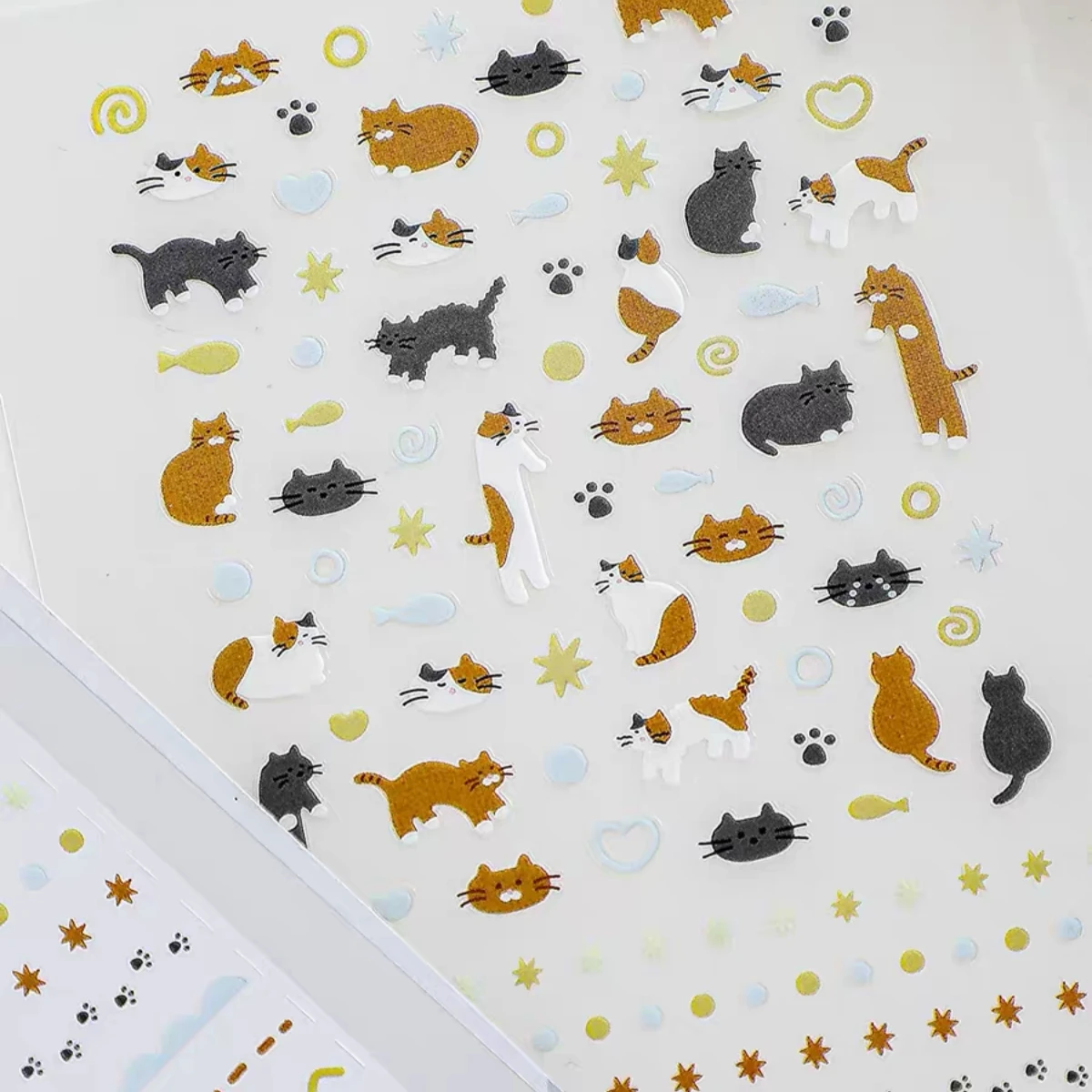 Korean Import Suatelier Mini Cats Deco PVC Sticker Scrapbooking Diy Journaling Diary Nail Stickers Stationery Sticker 1185