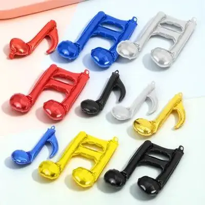 

10 Pcs Musical Note Balloon Foil Inflatable Aluminum Balloons Decorations Film Birthday