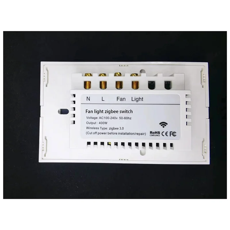 

TFORU-Tuya Zigbee Smart Fan Light Switch Сетевое подключение США Управление через приложение Alexa/Google Assistant Голосовое управление