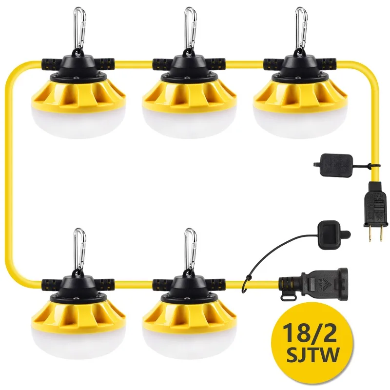 50W Lumens Light Emitting Diode Temporary Building Lighting Heavy Duty Yellow Building Security Light