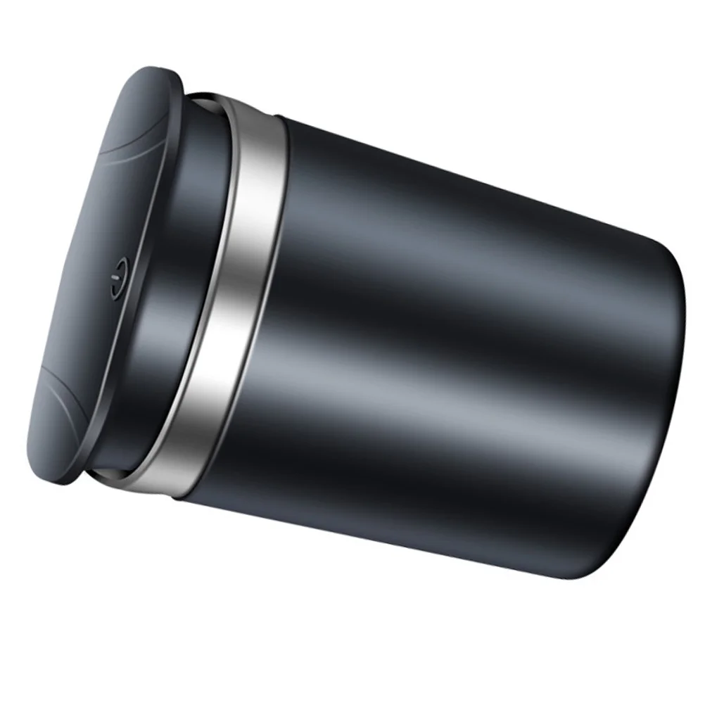 

Car Ashtray With Led Light Portable Airtight Design For Vehicle Cigarette Holder Smoke Proof Ash Tray Cup Organizer