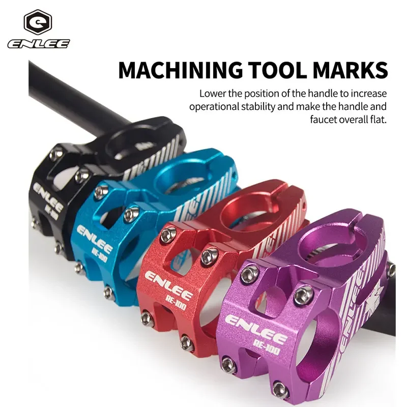 ENLEE MTB الجذعية عالية القوة قصيرة المقود الجذعية سبائك الألومنيوم دراجة جسر سباق الإنحدار الدراجة/الطريق دراجة الجذعية #4