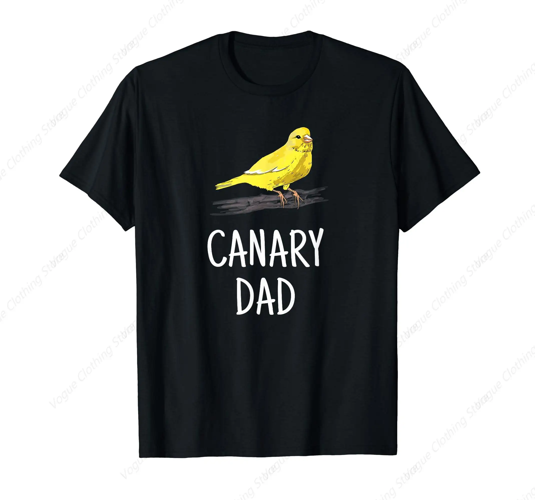 Canary Dad Pet Bird Canary Lover Gift For Father T-Shirt Sport Tops Gifts Leisure Funny Graphic Short Sleeve Daily Tee