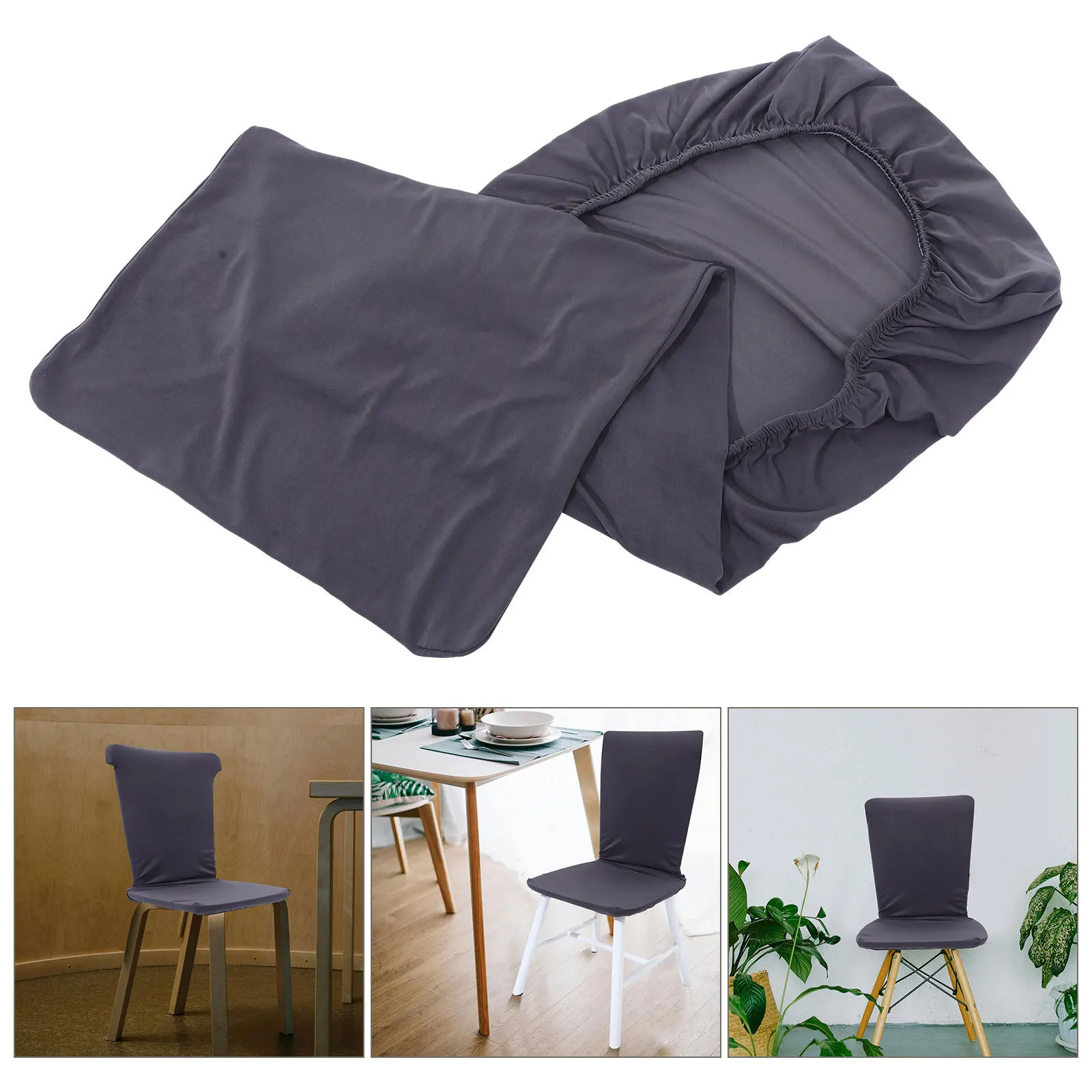 

Stretchable Chair Covers Elastic Dining Room Chair Removable Washable Home Hotel Furniture Protector Slipcover For Armless