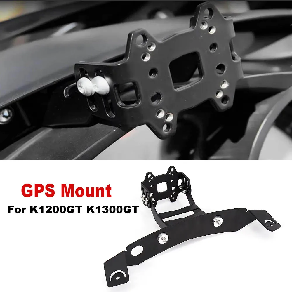 

For BMW K1200GT K1200 GT 2006- K1300GT K1300 GT Motorcycle GPS Phone Navigation Bracket USB Charger Holder Mount Stand
