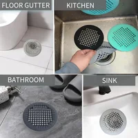 1/2/4Pcs Shower Drain Hair Catcher Drain Cover Bathroom Tub with Suction Cup 5.5 Inches Silicone Sink Strainer Suit for Bathtub - Image 4