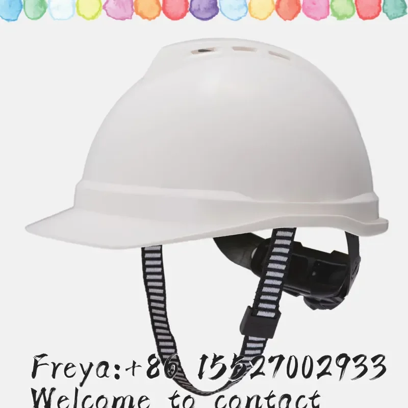 Mesian V-Gard 500 hard hat ABS PE material one-finger button super love to wear hats while