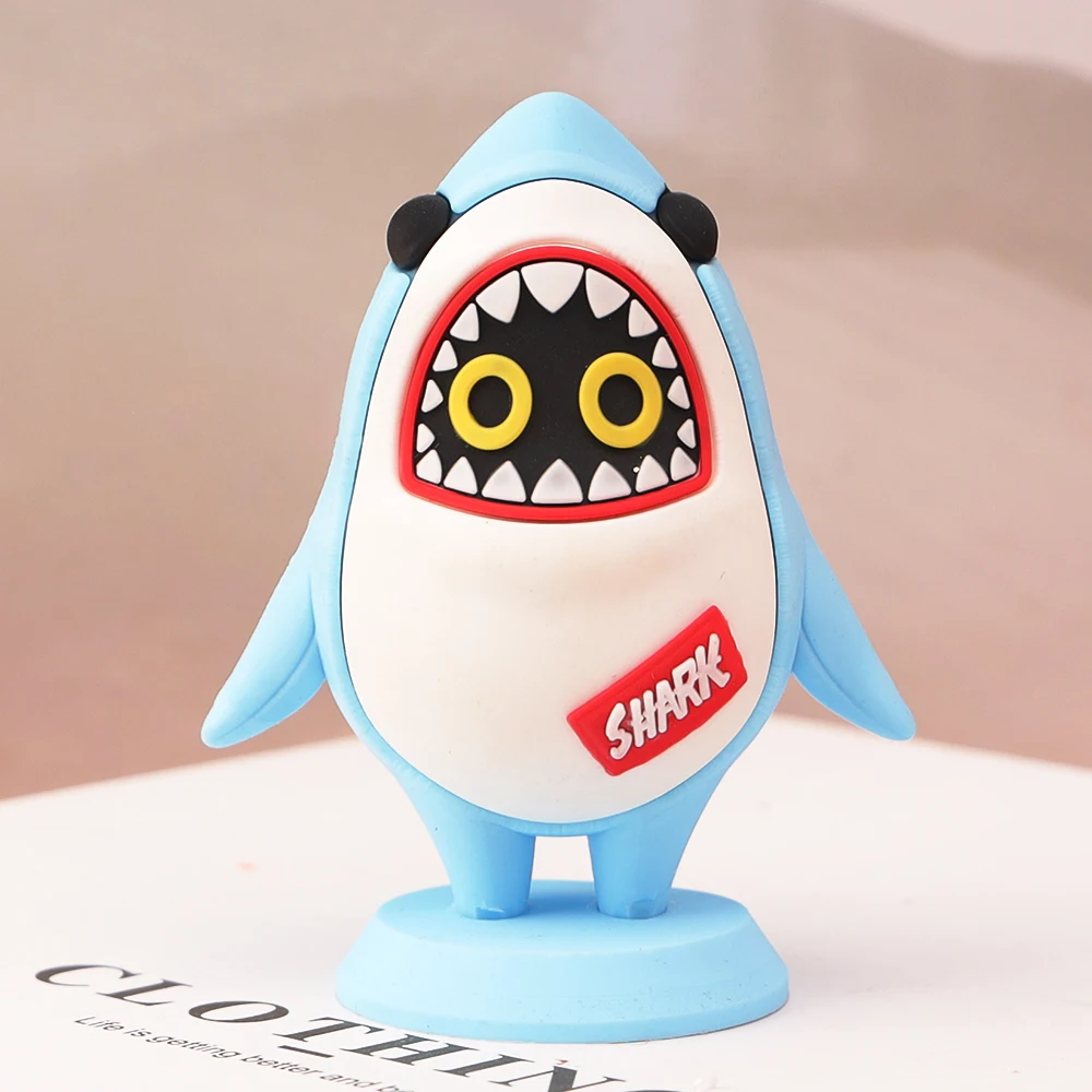 8Cm Zenless Zone Zero Game Figuur Shark Demon De Bangboo Pvc Leuke Action Figure Model Standbeeld Desktop Auto Decoratie speelgoed Geschenken