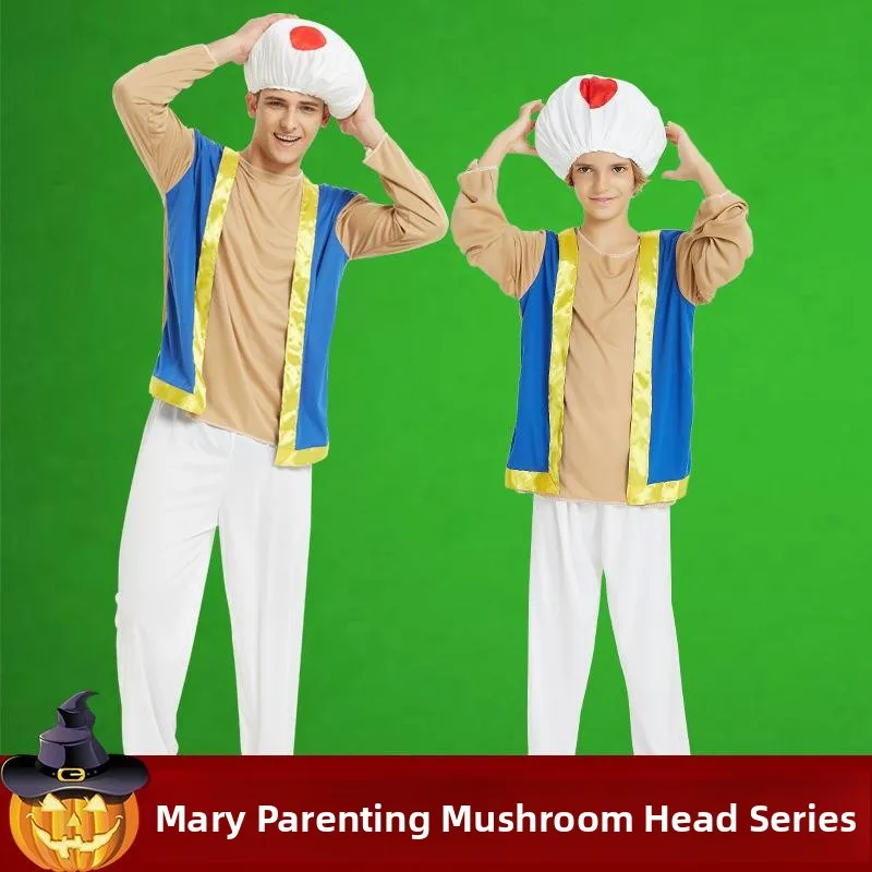 زي سوبر ماريو للهالوين، ملابس تنكرية للأنمي، طقم ماريو للرقص والأداء، زي تقليدي صيني للنساء #2