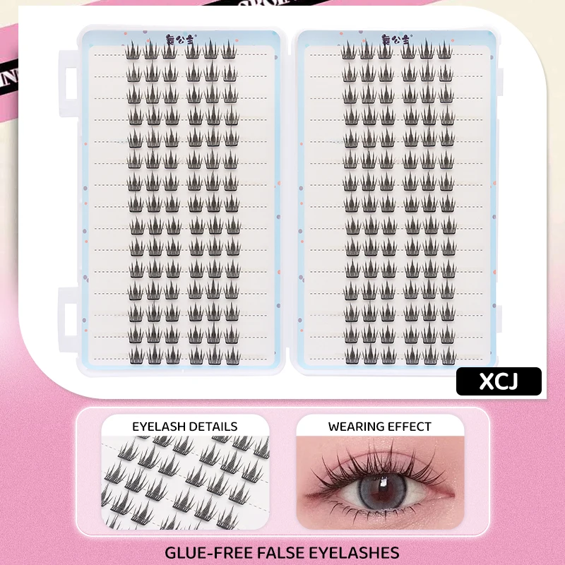 30 Reihen DlY Einzelne Cluster-Seide, handgefertigt, Cluster-Wimpernbuch, Wimpernverlängerung, künstliche Wimpern, segmentierte Wimpernverlängerung – Detail 35