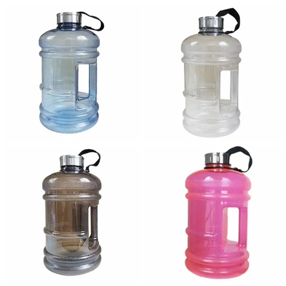 

2.2L 2.2L Plastic Water Bottle Large Capacity with Handle Sport Bottle Portable Transparent Large Capacity Water Bucket Sport