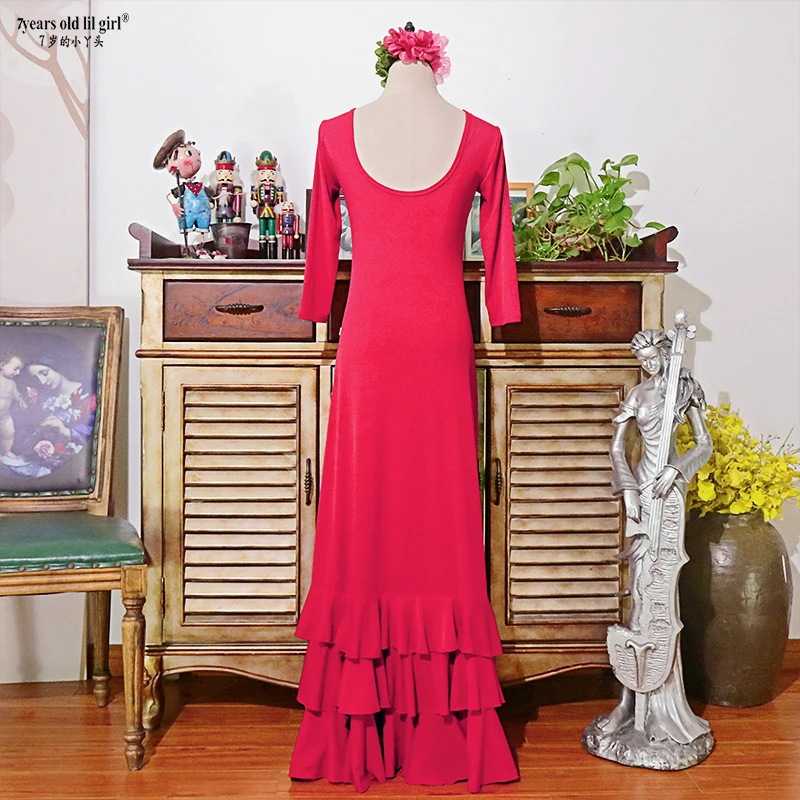 Vintage Flamenco Dance Dress 2025 Evening Dresses  Spanish Dance  Embellished Dresses ENE09