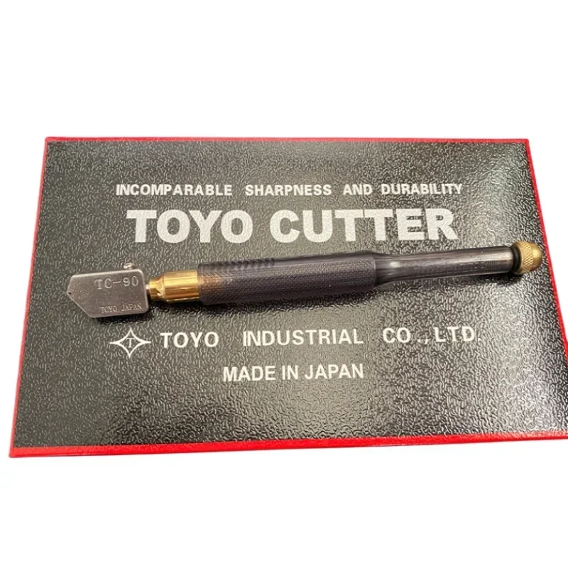 Japoński przecinak do szkła rolkowego TC-90 3-12MM do cięcia płytek ceramicznych TC-90 ergonomiczny uchwyt koła tnącego ze stopu