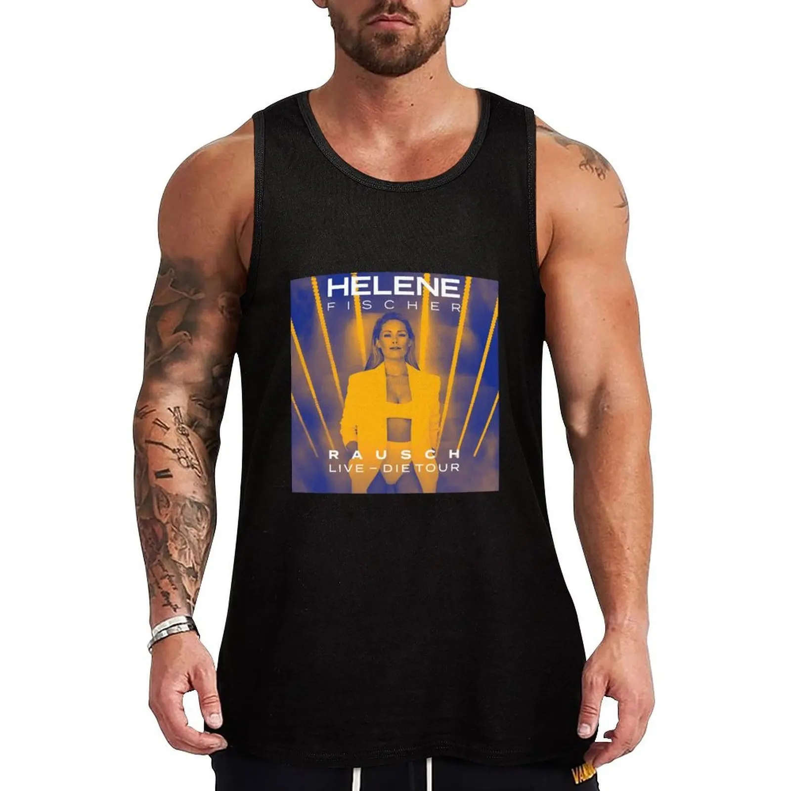 Helene Fischer Tour Tank Top Sweat Resistant Tank Top Moisture Wicking Gym Wear