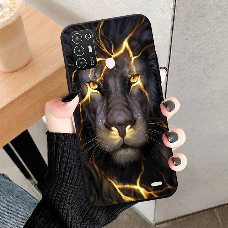 Soft Case For ZTE Blade A52 Shockproof Protective Back Cover For ZTE Blade A52 Fashion Painted TPU Silicone Phone Case Cover image 6