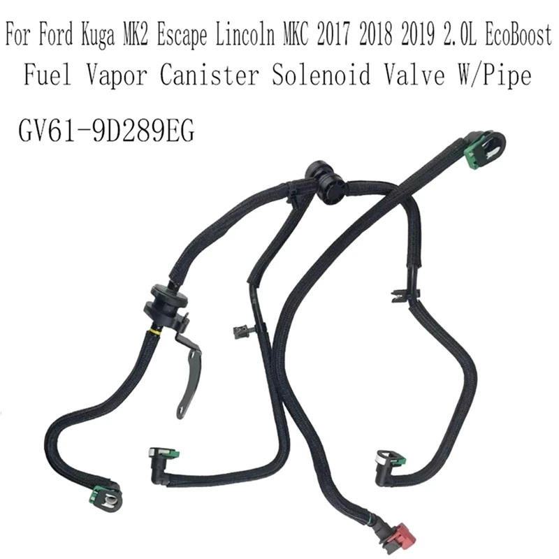 

Fuel Vapor Canister Solenoid Valve With Pipe For Ford Kuga MK2 Escape Lincoln MKC 2017 2018 2019 2.0L Ecoboost