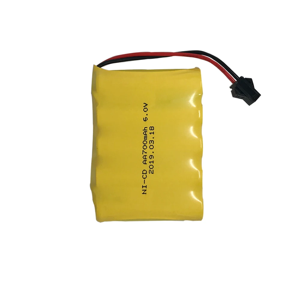 6V 700mah ni-cd 6v AA batterij nicd batterijen pack ni cd voor RC boot model auto speelgoed tank vrachtwagens Gratis verzending