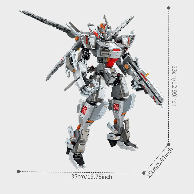 SEMBO 1281pcs J-20 Fighter Robot Model Building Blocks MOC Military Airplane Mecha Assembly Bricks Ornament Gifts Kids Toys Boys