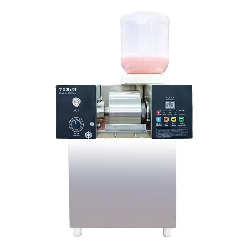 Mini Bingsu snow-ice-machine máquina de afeitar para alimentos, trituradora de hielo afeitado de copo de nieve, Idea de pequeña empresa en el hogar