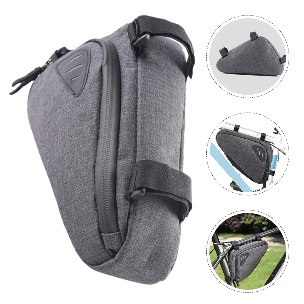 

2Pcs Mountain Bike Reflective Triangle Frame Bag Waterproof Cycling Front Tube Storage Pouch for Phone Wallet Keys Tools