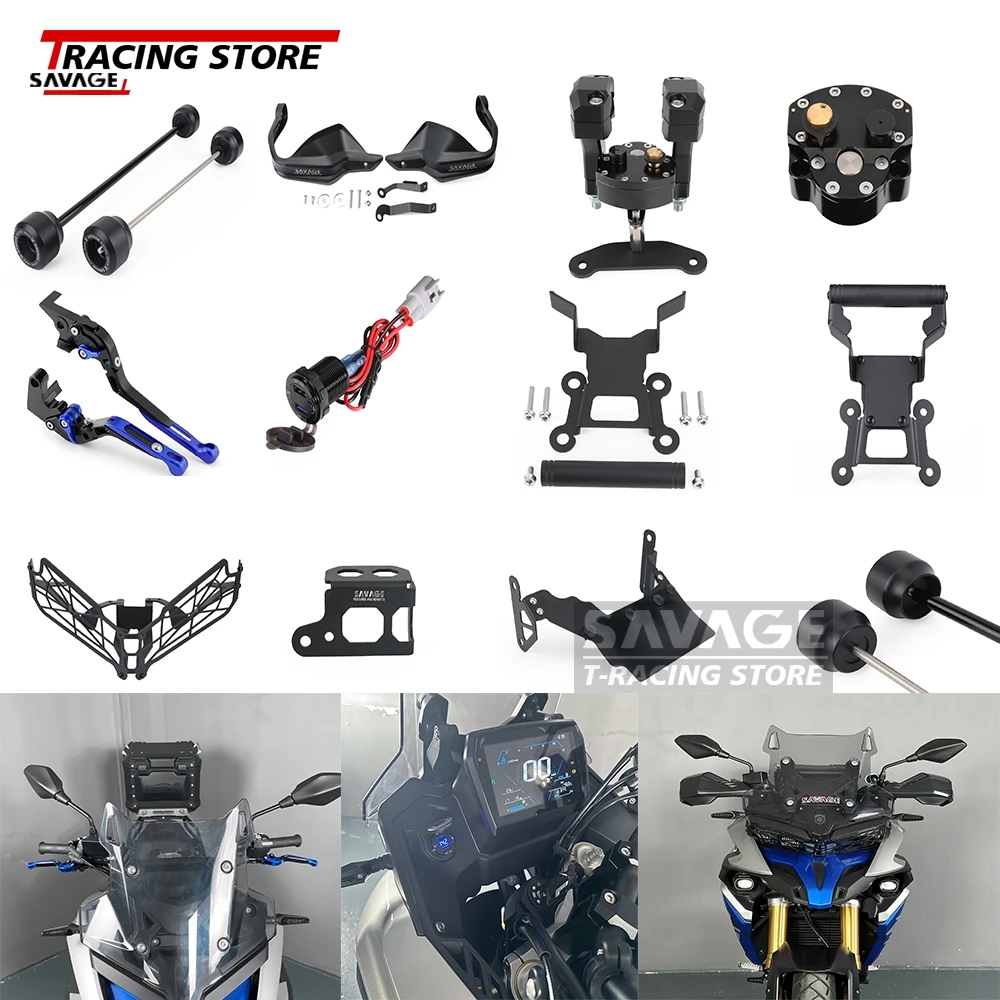 

For VOGE Valico 525 DS525X 525DSX Adjustable Steering Damper Handguards Reservoir Cover Wheel Axle Headlight Protector Levers