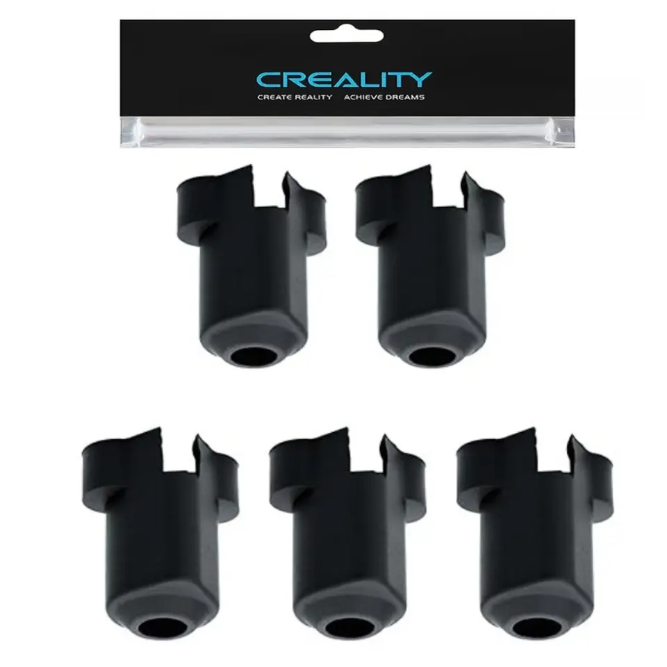 Creality K1C Silicone Sock, 5PCS K1 Silicone Cover, Hotend Heat Insulation Case Cover Heating Block Cover for K1C/K1/K1 Max - 6