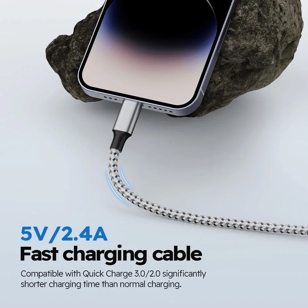3PCS (3FT 6FT 10FT) Fast Charging Cord, Multi Charge Cable For Multiple Devices With Type-C, Micro USB, IP Port For Most Of Phones