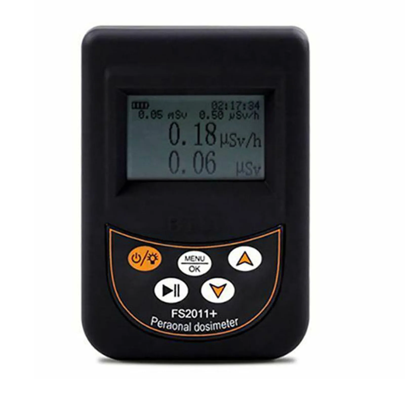 FS2011+ Radiation Level Indicator for Geiger Counter Personal Dosimeter Three Wearing Options Vertical Clip Handheld
