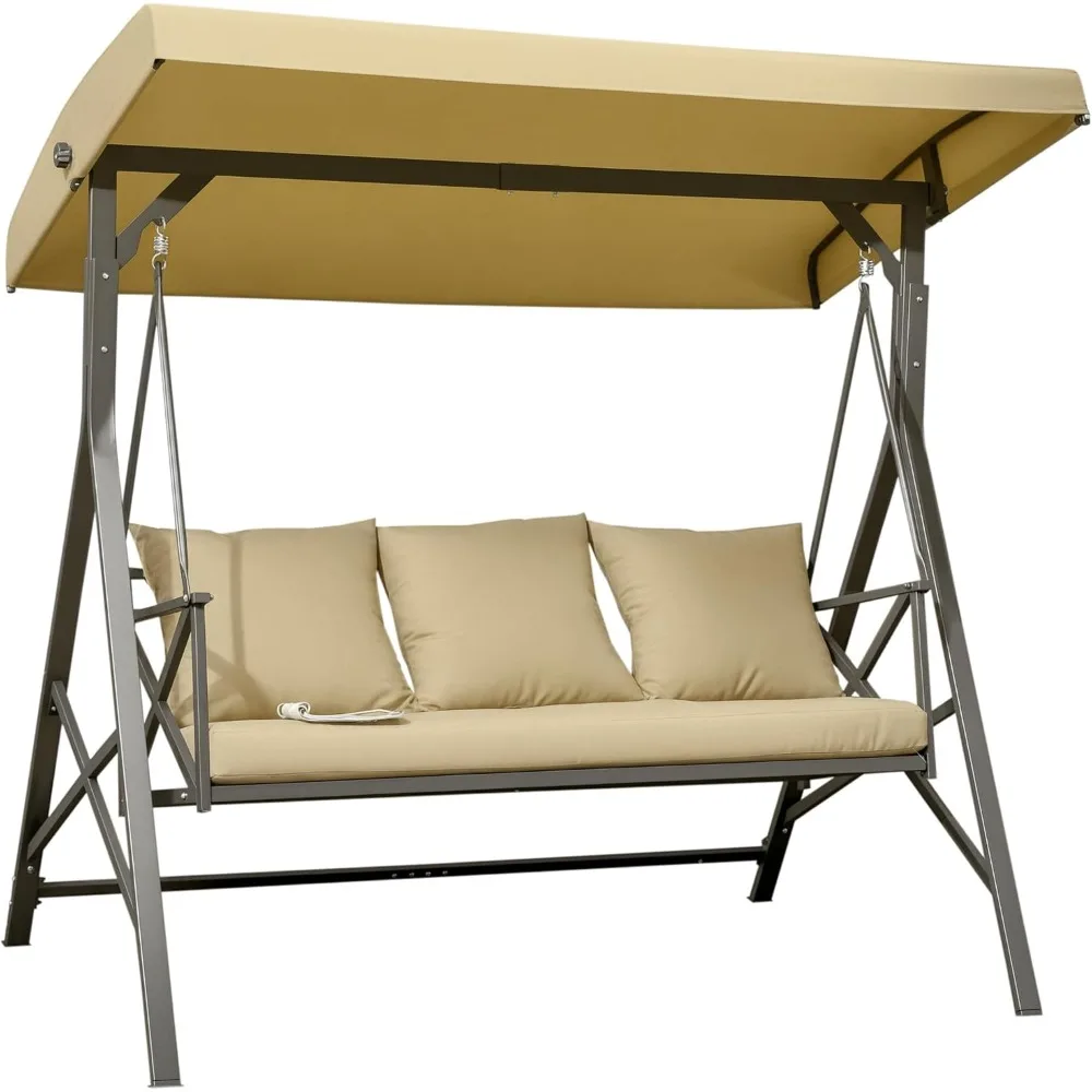 3-Seat Patio Swing …