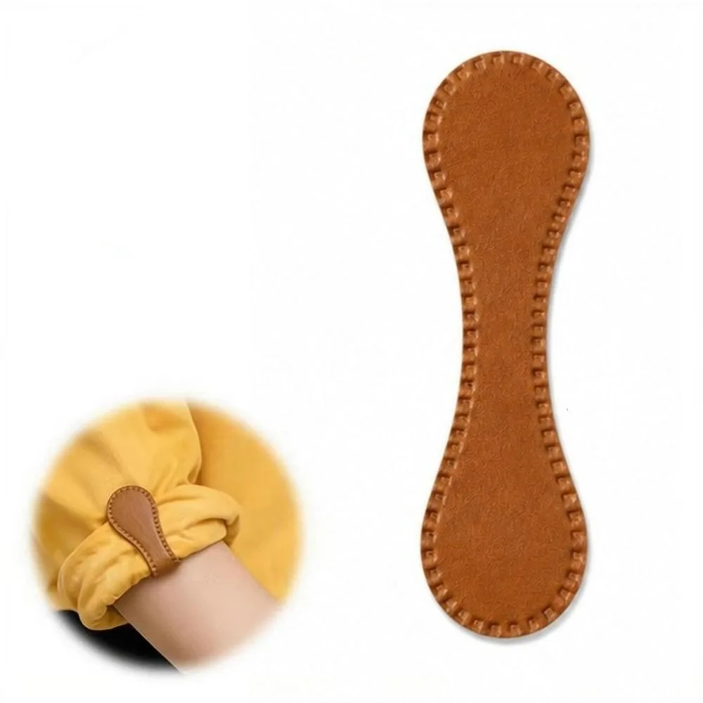 New PU Leather Magnetic Hem Clips No-Sew Magnet Magnetic Sleeve Clips Detachable Non-Slip Hold Trouser Leg Clips Cooking Use