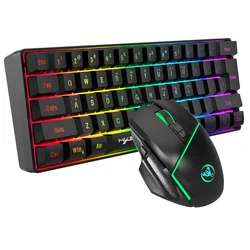 Keyboard and mouse Gamer combo Keyboards sets combos Backlit 61 keys offers combo mini computer Pc home office 60% Wired kits