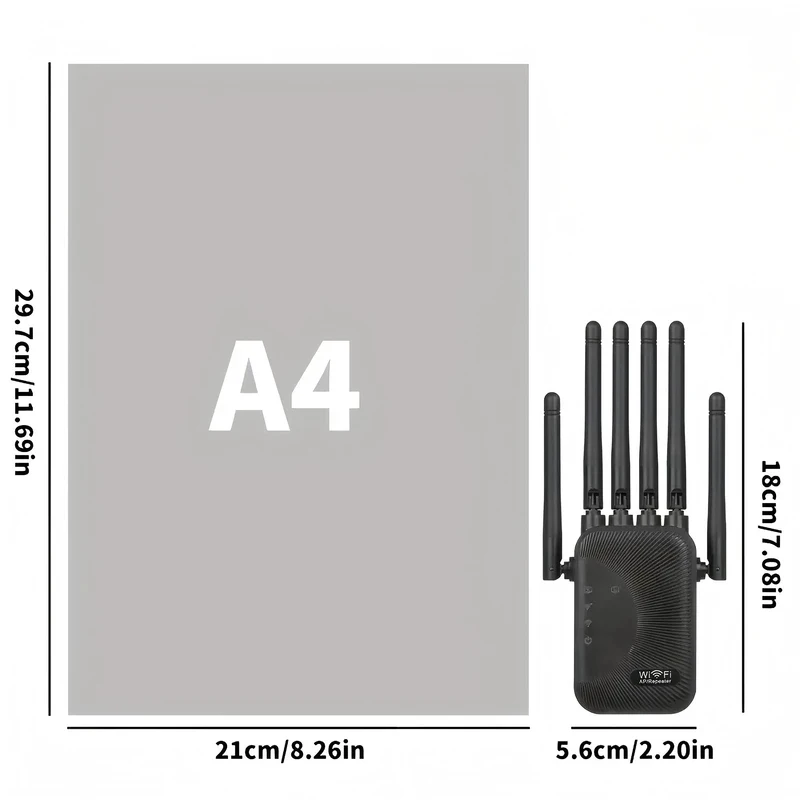regaton 1200mbps dual band wifi extender, 2.4g+5.8g wireless signal repeater home wifi range booster for indoor coverage regaton 1200mbps dual band wifi extender, 2.4g+5.8g wireless signal repeater home wifi range booster for indoor coverage