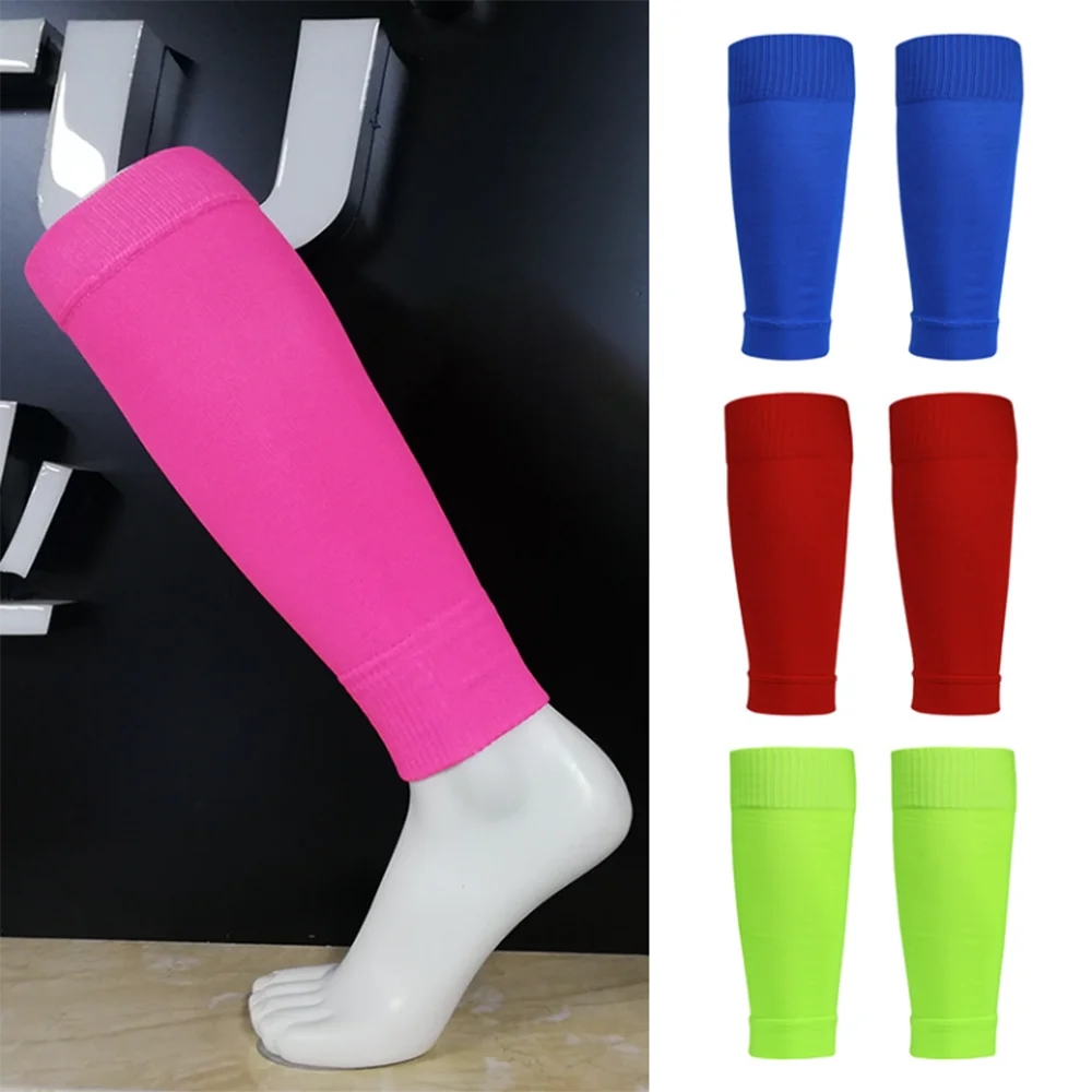 Multi-colored Solid Sports Leg Warmers, Breathable, Elastic, Compression, Suitable for Fitness and Running