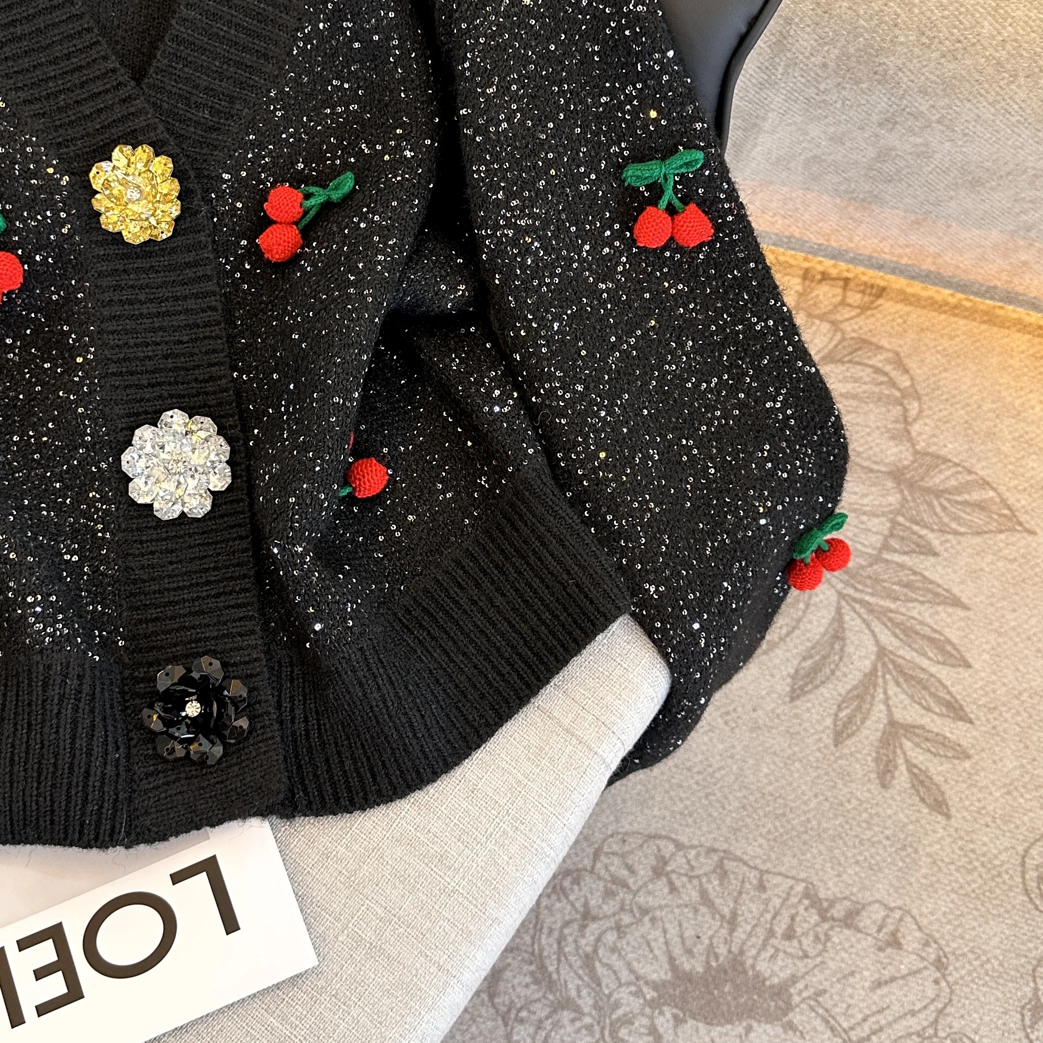 

Модный длинный вязаный кардиган для женщин, осенне-зимний повседневный универсальный облегающий верхний одеяльный элемент, свободный крой с завышенной талией