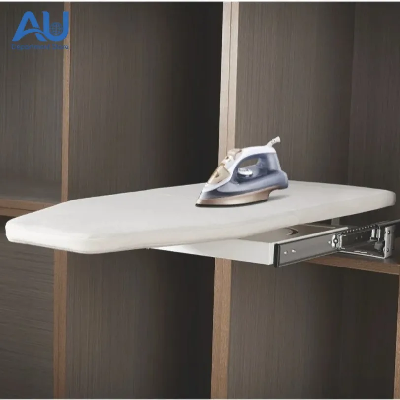Folding Rotary Ironing Board Double Buffer Retractable Storage Clothing Ironing Board