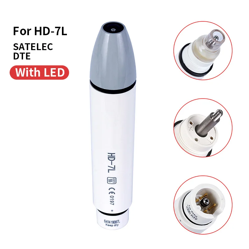 Detachable Dental Scaler Handpiece HD-7L for SATELEC / DTE Series fast shipping