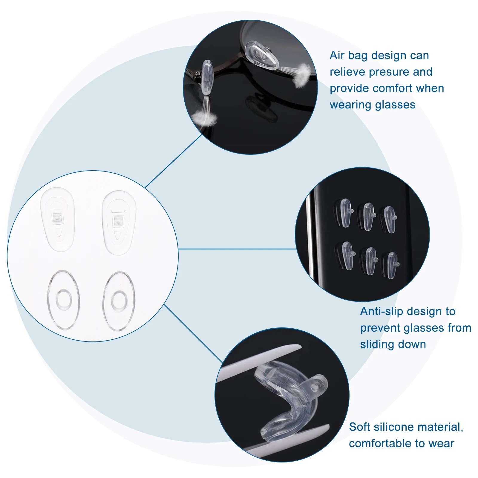 

Glasses Repair Tool Kit Small Screwdriver Nose Pads Lenses Pliers Cleaning Watch Frameless Screws Optical Stainless Steel