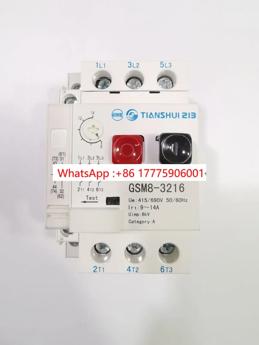 

Tianshui 213 Motor Protection Circuit Breaker GSM8-3216 + FW11 9-14A