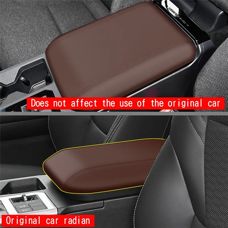 

A040-Car Center Console Armrest Box Cover Armrest Box PU Leather Panels For Toyota Prado LC250 2024
