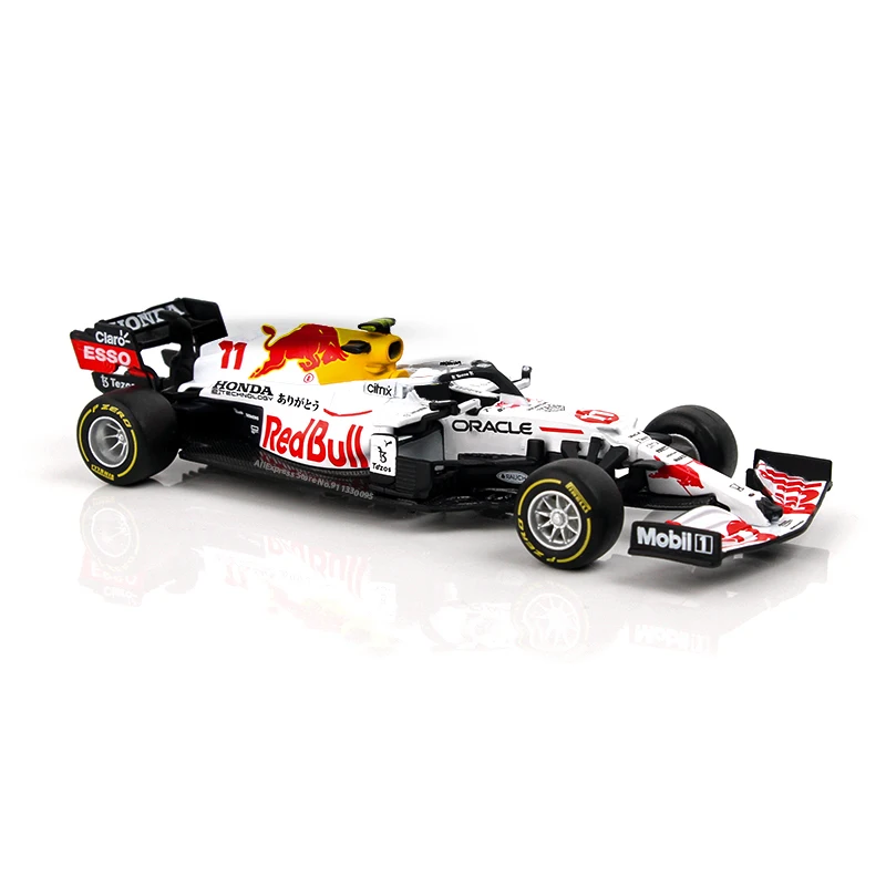 Модель автомобиля Bburago, 1:43, Red Bull, гонки, RB16b 2021 #11 Перес, сплав, литые модели автомобилей, коллекция игрушек, подарок