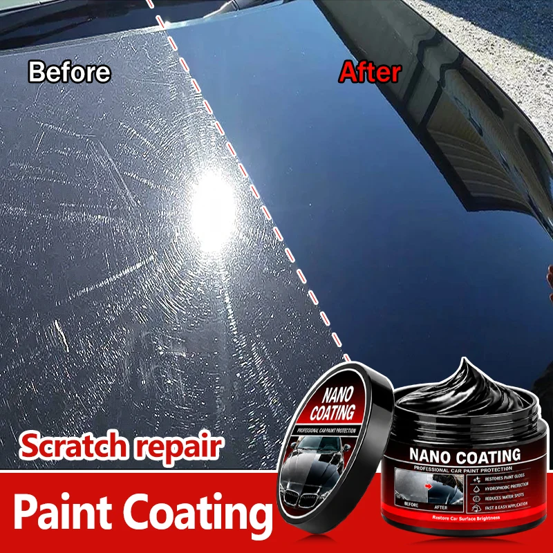 Nano Coating Car Paint Protection – Restore Gloss & Repel Water Spots! Hydrophobic, Fast Apply, DIY Friendly – 100% Shine Boost