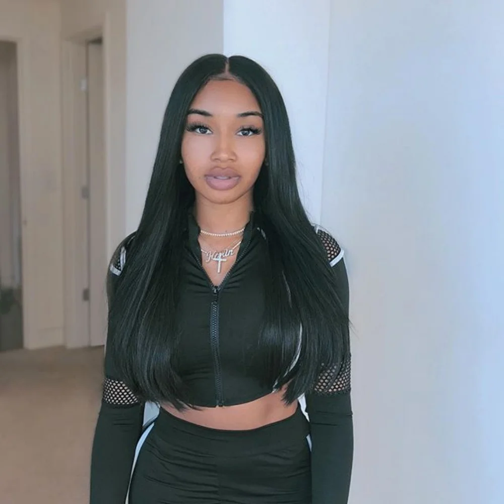 Perucas sem cola osso reto 13x4 peruca dianteira do laço 13x6 hd perucas frontais do laço 5x5 fechamento preto brasileiro 100% cabelo humano 30 40 Polegada