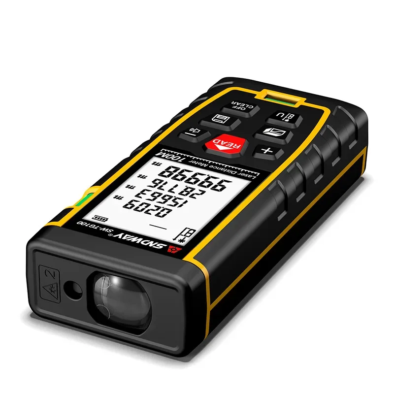 SW-TG120 SNDWAY Laser Measure Distance Meter Lcd Digital Laser Ruler Rangefinder