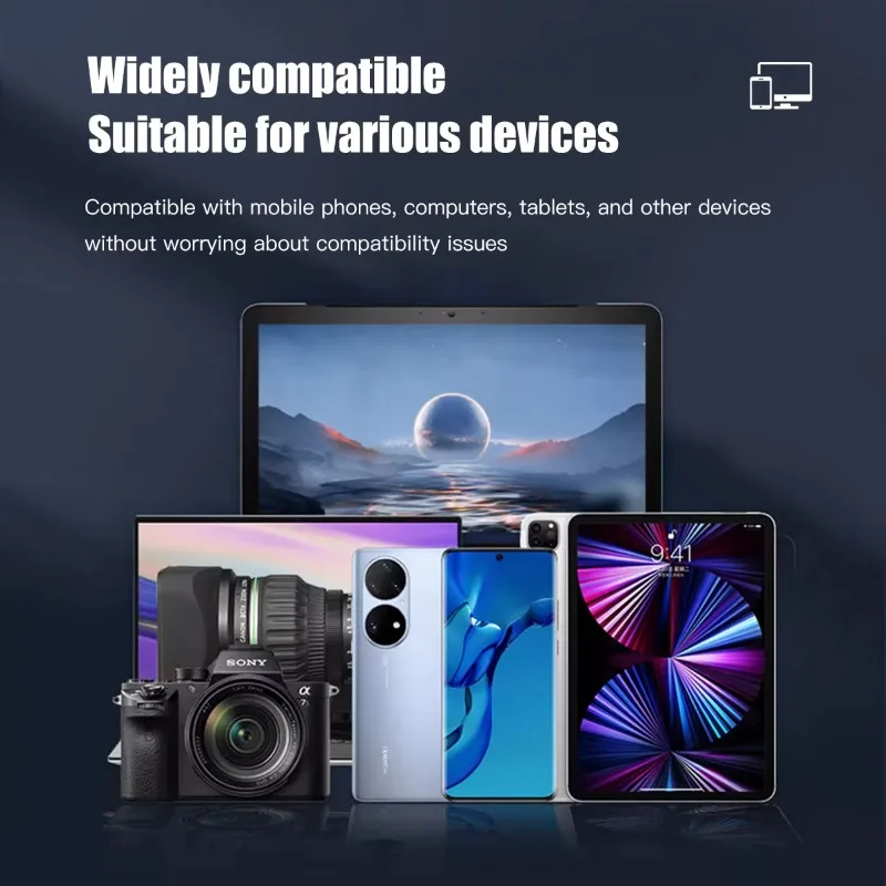 2.4G Wireless Dual Microphone Circular Lavalier Microphone Suitable for Android Ios Camera Mike