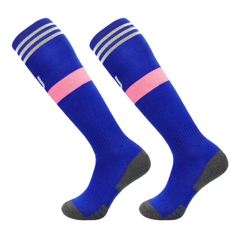 22-23 European Football Club Styles Children Adult Soccer Socks Kids Knee High Sports Long Stocking Thicken Professional Socks